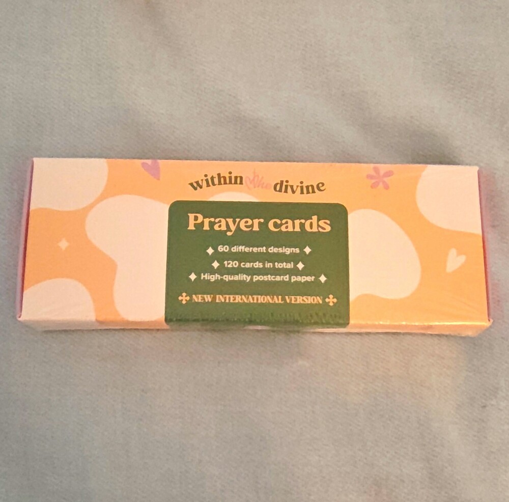 Within the Divine Prayer Cards Box Set 120 Cards 60 Designs New Int'l Version
